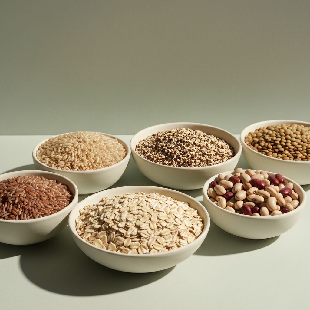 Whole grains and legumes